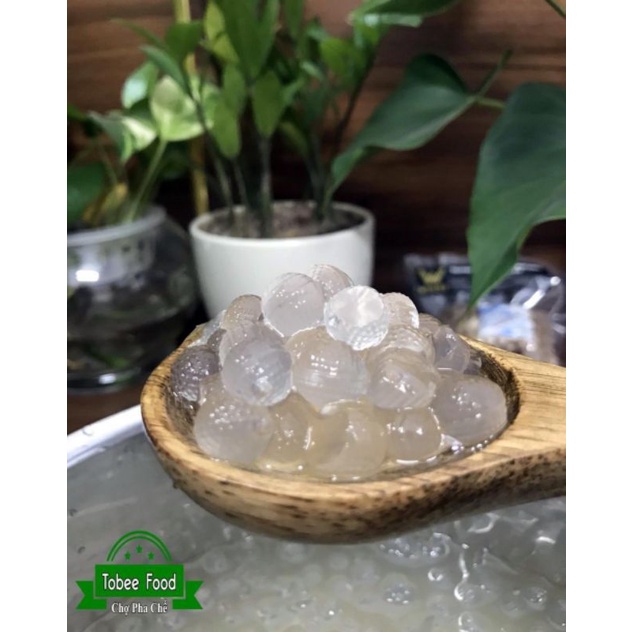 Trân châu trắng ngọc trai 3Q Bibi túi 2kg dai giòn, ăn liền