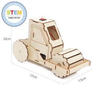 Xe lu tự lắp ráp diy| đồ chơi stem