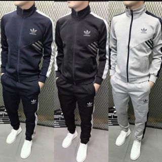 Bộ thể thao nam bộ quần áo nam khóa kéo