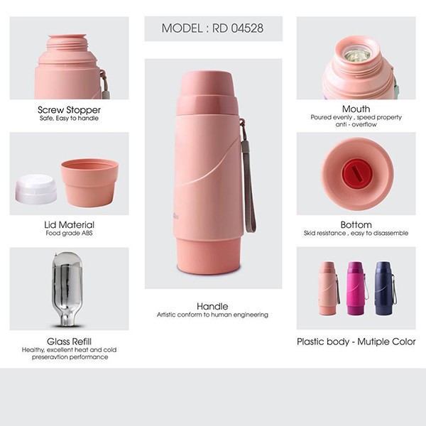 Phích giữ nhiệt Rạng Đông 450ml