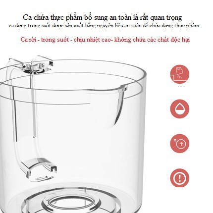 Máy say hấp thức ăn cao cấp có chế độ tiệt trùng