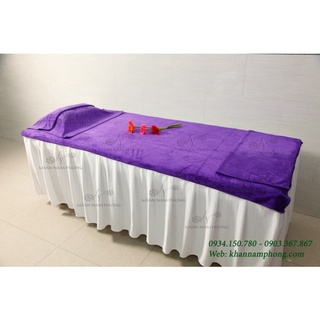 [Loại Dày]Khăn trải giường spa 90x190cm