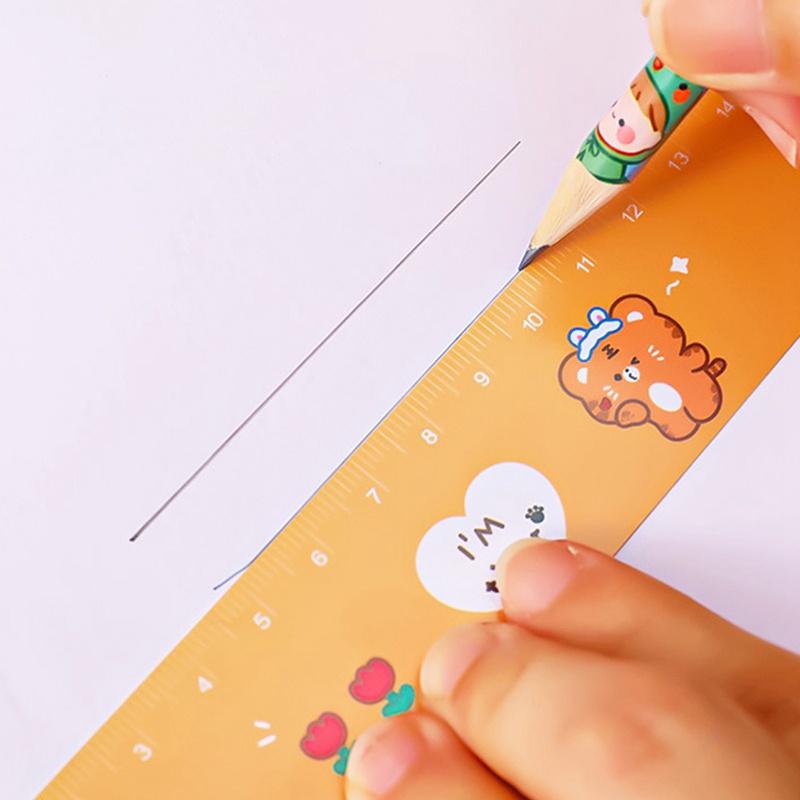 Bộ dụng cụ học tập họa tiết hoạt hình xinh xắn dành cho bé