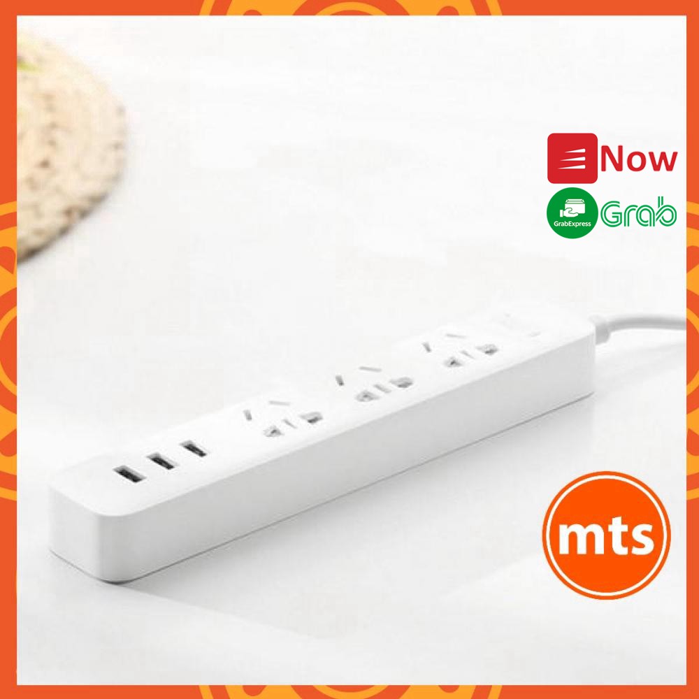 Ổ cắm điện thông minh Xiaomi Power Strip 3 Cổng USB 5V-2A Chính Hãng - Nguyên Seal Kèm Đầu Chuyển Đổi