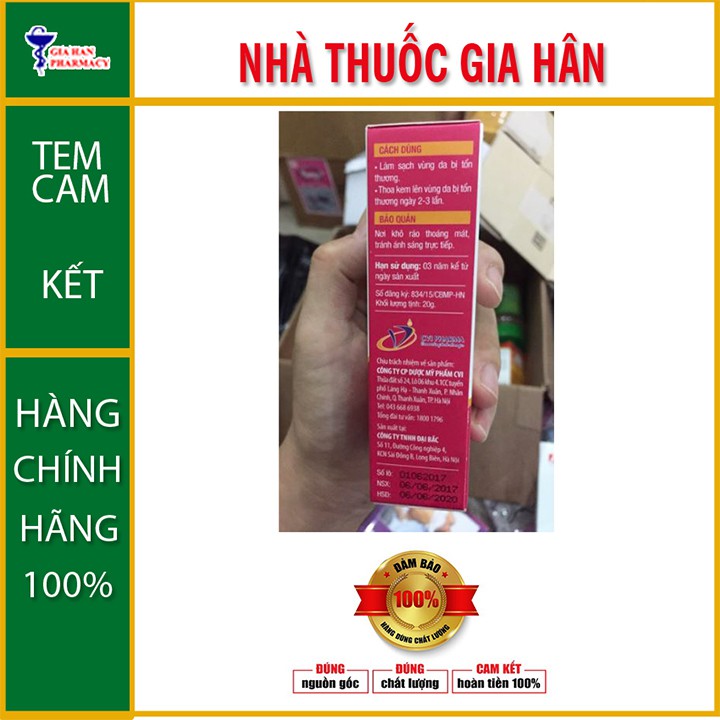 Kem Em Bé - Làm dịu vết mẩn ngứa, rôm sẩy, côn trùng đốt- tuýp 20gram