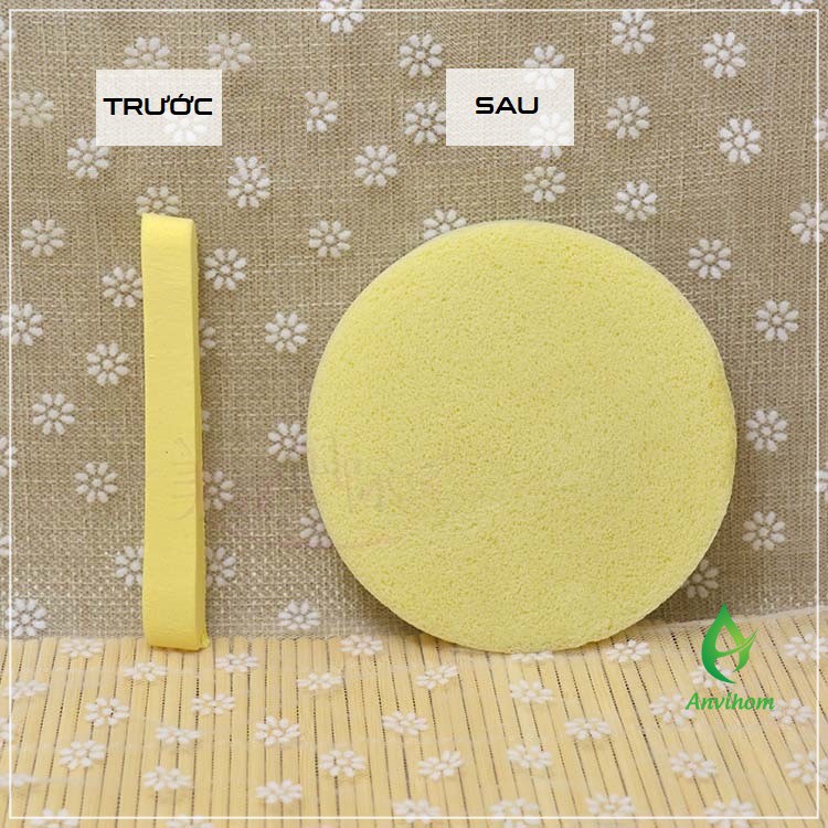 [Mã SR14MAY5 giảm 20K đơn 50K] Combo 5 gói Bông nở rửa mặt bọt biển nở Chivey Nhật Bản siêu tiết kiệm ANVIHOM | BigBuy360 - bigbuy360.vn