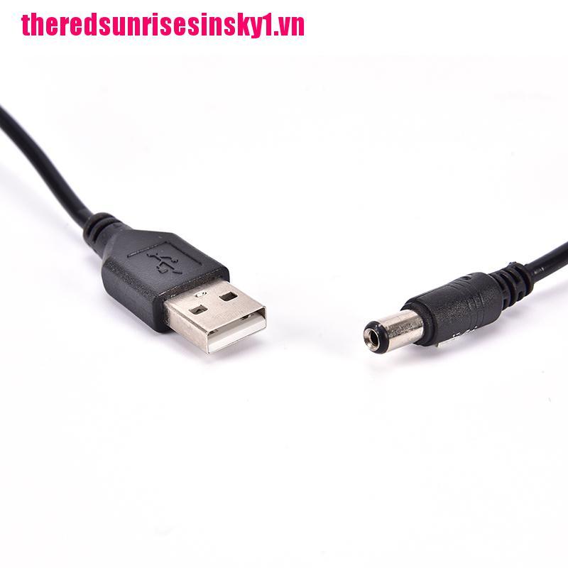 (3C) Giắc Chuyển Đổi Từ Usb-A Sang 2.0-5.5mm Male Dc 5v