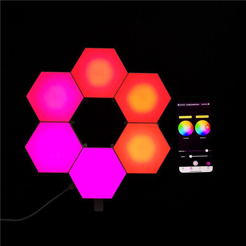 ĐÈN LED RGB điều khiển từ xa bằng app điện thoại trang trí góc Gaming