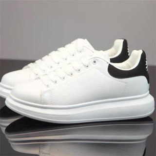 Giày Sneaker MC Queen Hoa Cúc Dây Lụa Cao Cấp Full Box Full Bill