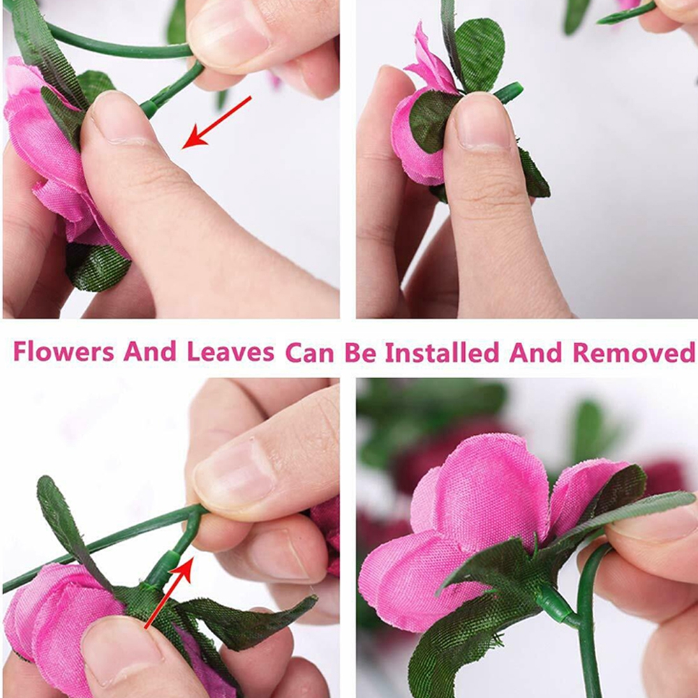 Dây hoa tử đằng giả dùng để trang trí nội thất tiện dụng