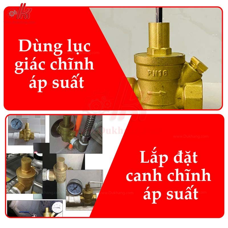 Van thau giảm áp nước