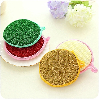 Miếng Rửa Chén, Miếng Cọ Rửa Vệ Sinh Đa Năng, Bọt Biển Rửa Chén 2 Mặt Đa Năng Hình Tròn