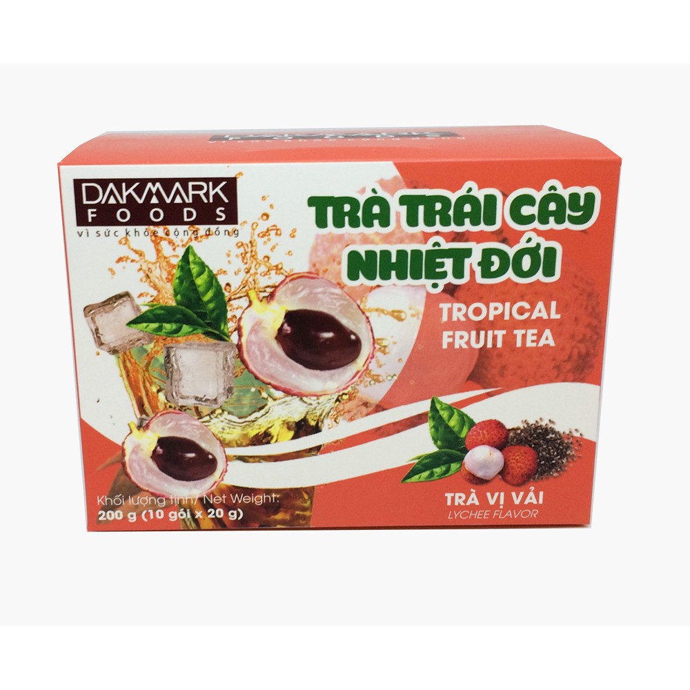 Trà trái cây nhiệt đới vị vải Dakmark (10 gói x 20g) | BigBuy360 - bigbuy360.vn