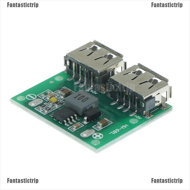 Mô Đun Hạ Áp 2 Cổng USB 9V 12V 24V - 5V DC-DC Chuyên Dụng