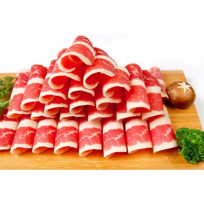 [HCMHỎA TỐC] 500g Ba Chỉ Bò  Mỹ thả lẩu nướng siêu ngon nuongfood