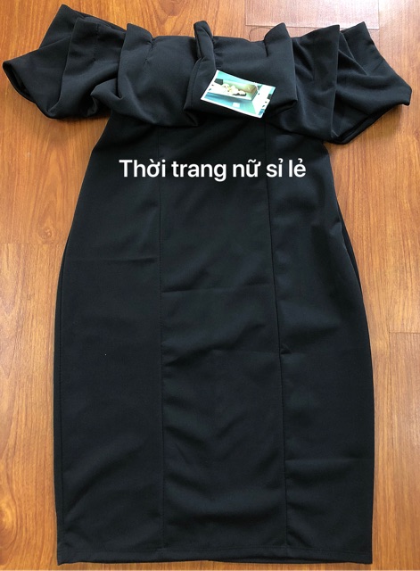 ĐẦM DỰ TIỆC BODY ÔM BẸT VAI XỎ TAY XẾP LY CÓ MÚT NGỰC GIÁ RẺ KÈM ẢNH THẬT