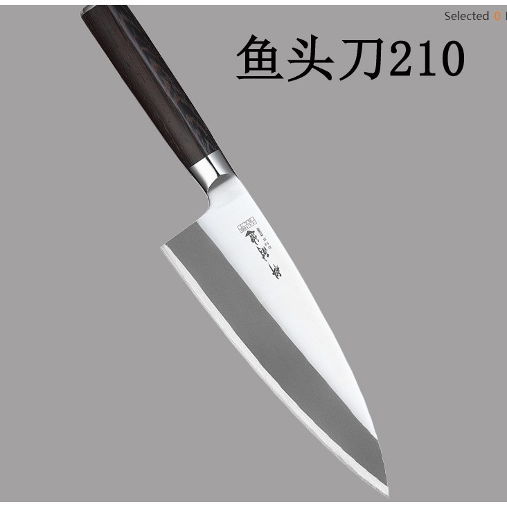 Dao làm cá Deba kiểu Nhật Bản hàng nội địa Trung Quốc lưỡi dày 4.5-5mm
