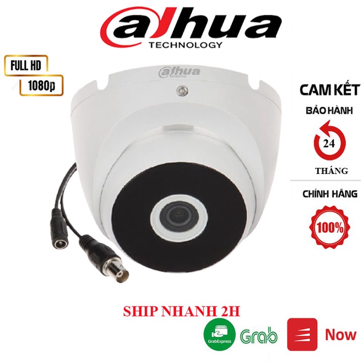 Camera giám sát DAHUA HAC-T2A21P HDCVI 2MP Tính năng chính chống ngược sáng,hình ảnh sắc nét,chống thấm nước- BH 24TH