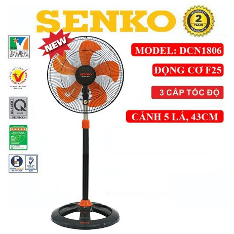 QUẠT ĐỨNG CN 4,5 TẤC SENKO DCN1806