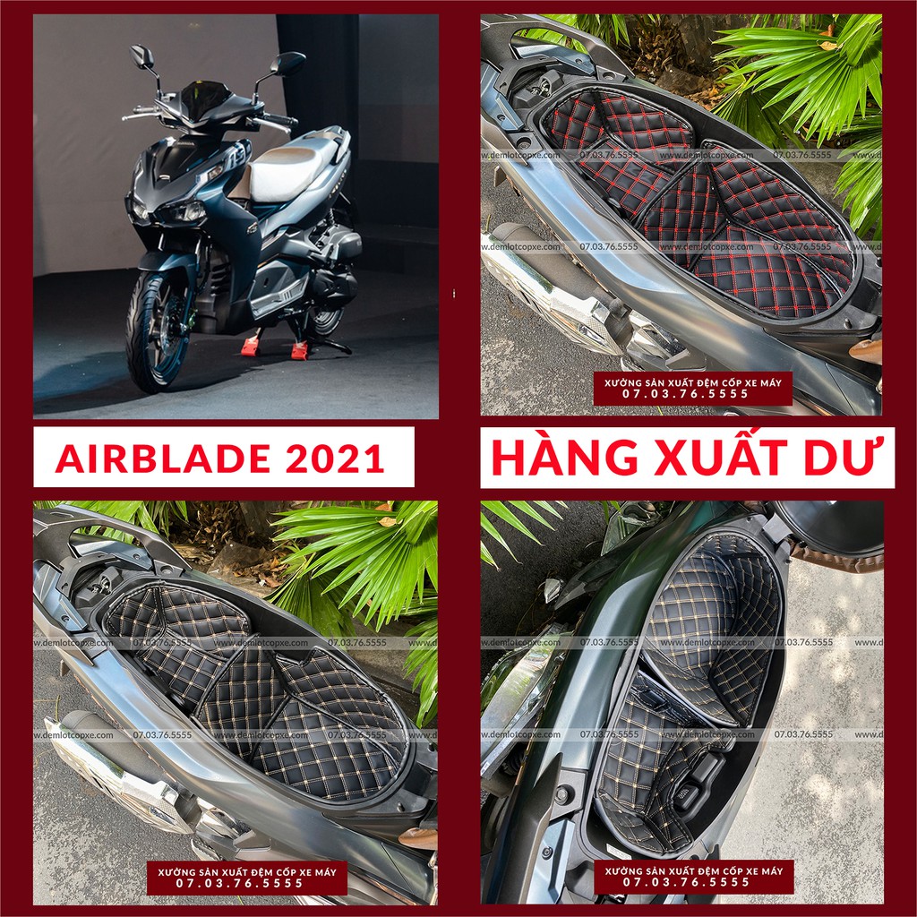 Lót Cốp Cách Nhiệt Honda Airblade 2020-2021 - Nguyên Cốp - Độ Bền Cao - Bảo Hành 1 Năm ( Đường May, Lỗi Do Sản Xuất)