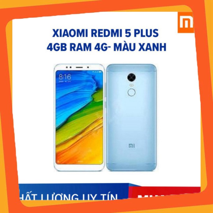 GIÁ TỐT NHẤT điện thoại Xiaomi Redmi 5 Plus 2sim ram 4G/64G mới zin Chính hãng, Có tiếng Việt ..