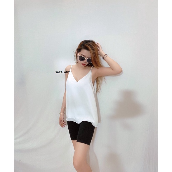 Áo Voan 2 Dây A New Day / Primax  - 3828 Chỉ Còn Màu Đen