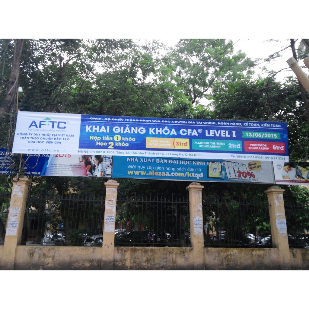 In băng rôn - In poster theo yêu cầu