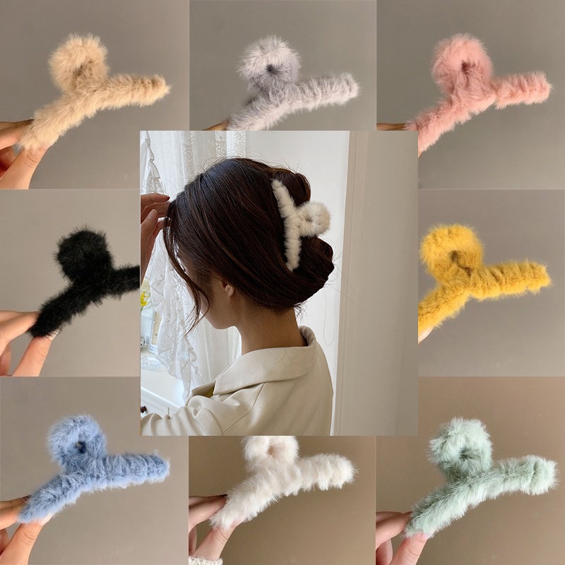 Kẹp Tóc Hình Cá Mập Nhồi Bông Kiểu Hàn Quốc Dễ Thương Cho Nữ