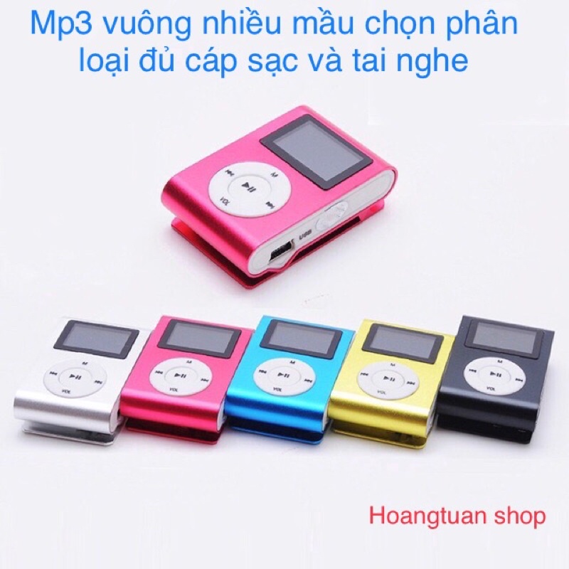 Máy mp3 mini màn Lcd hình chữ nhật hoặc vuông