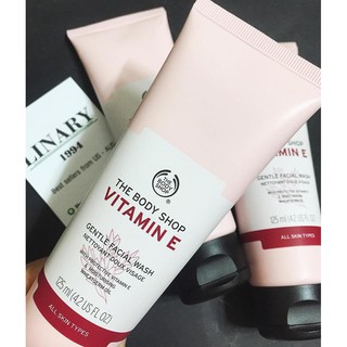 Sữa rửa mặt Vitamin E Gentle Facial Wash The Body Shop 125ml.