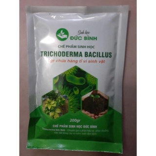 Chế phẩm vi sinh nấm đối kháng trichoderma bacillus Đức Bình gói 200gr