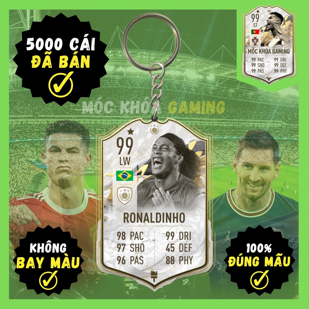 Móc Khóa Ronaldinho ICON