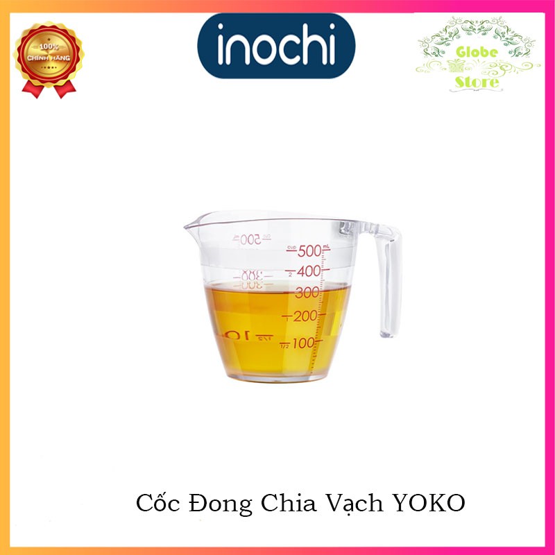 Cốc Chia Vạch, Chia Sữa, Đong Nước, Siro Cho Bé 500ml YOKO