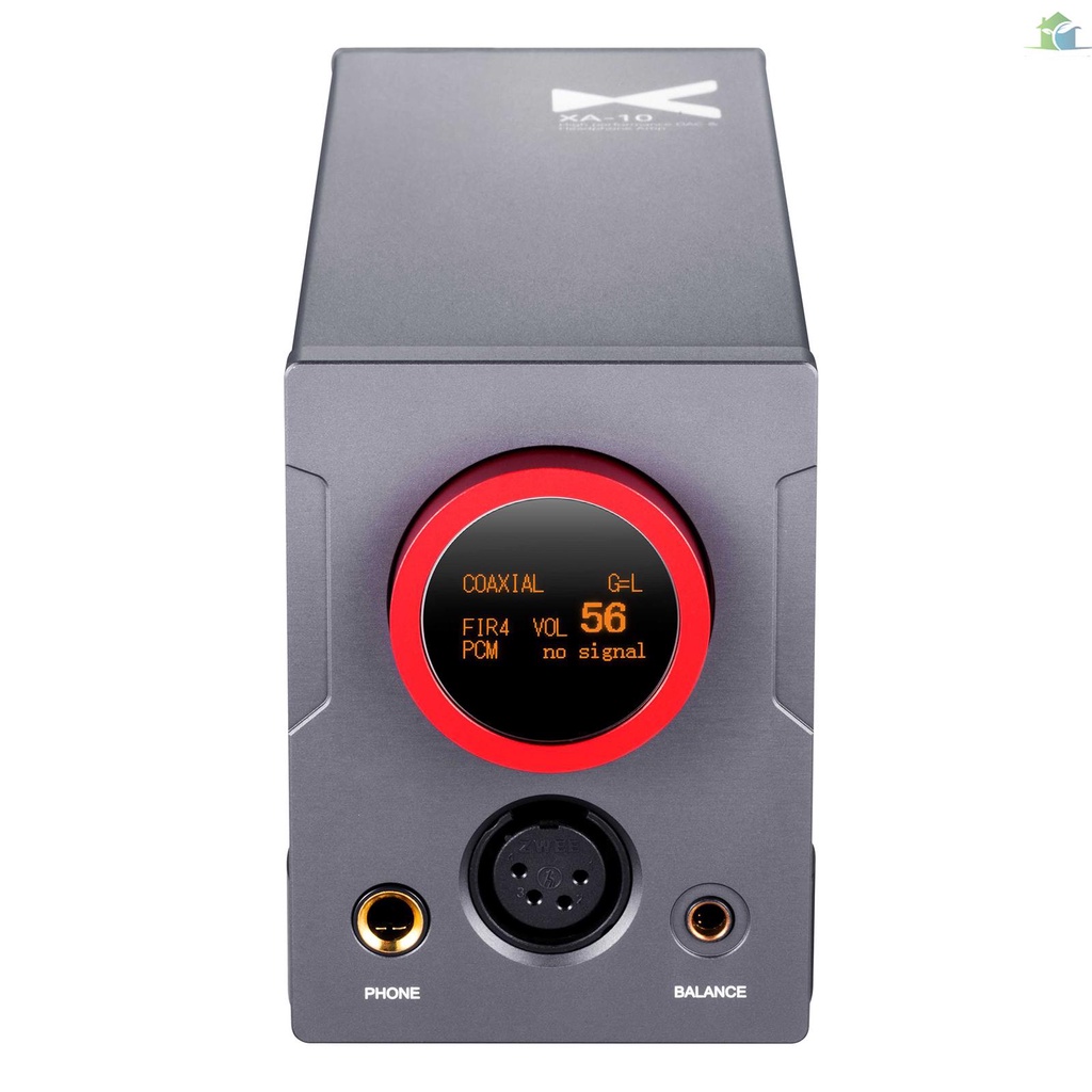 YOUP  XDuoo XA-10 High Performance Balanced DAC & Headphone Amplifier 768K/32Bit HiFi Headphone Amplifier USB DAC AMP Multi-function Optical Coaxial Headphone Amplifier for Home and Computer Black