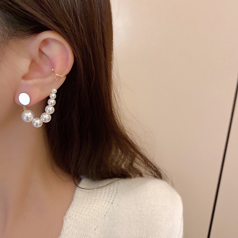 Khuyên Tai Dạng Kẹp Không Cần Xỏ Lỗ Tai Phối Tua Rua Đính Hạt Ngọc Trai Xu Hướng Thời Trang Mới Năm 2022 Chất Lượng