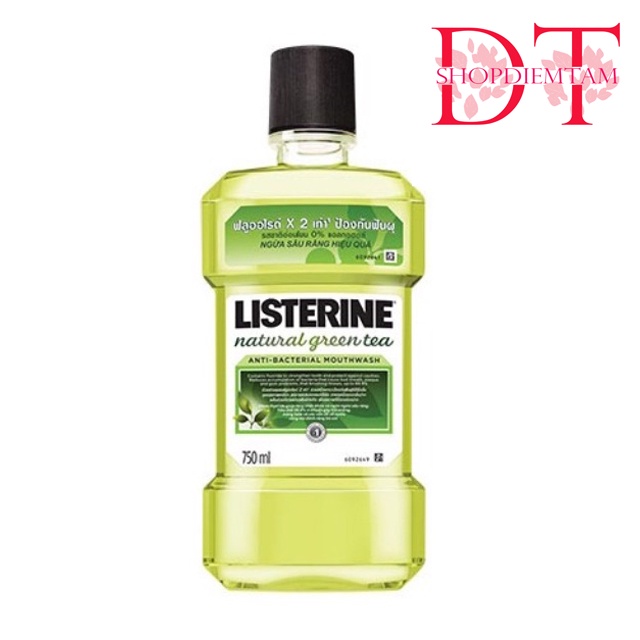 Nước súc mệng Listerine trà xanh chai 250ml