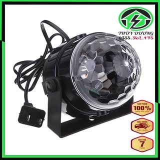 Đèn led xoay trang trí 7 màu - đèn trang trí sân khấu xoay 360 độ