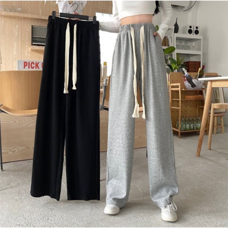 Quần ống suông unisex bigsize nam nữ 40kg - 97kg