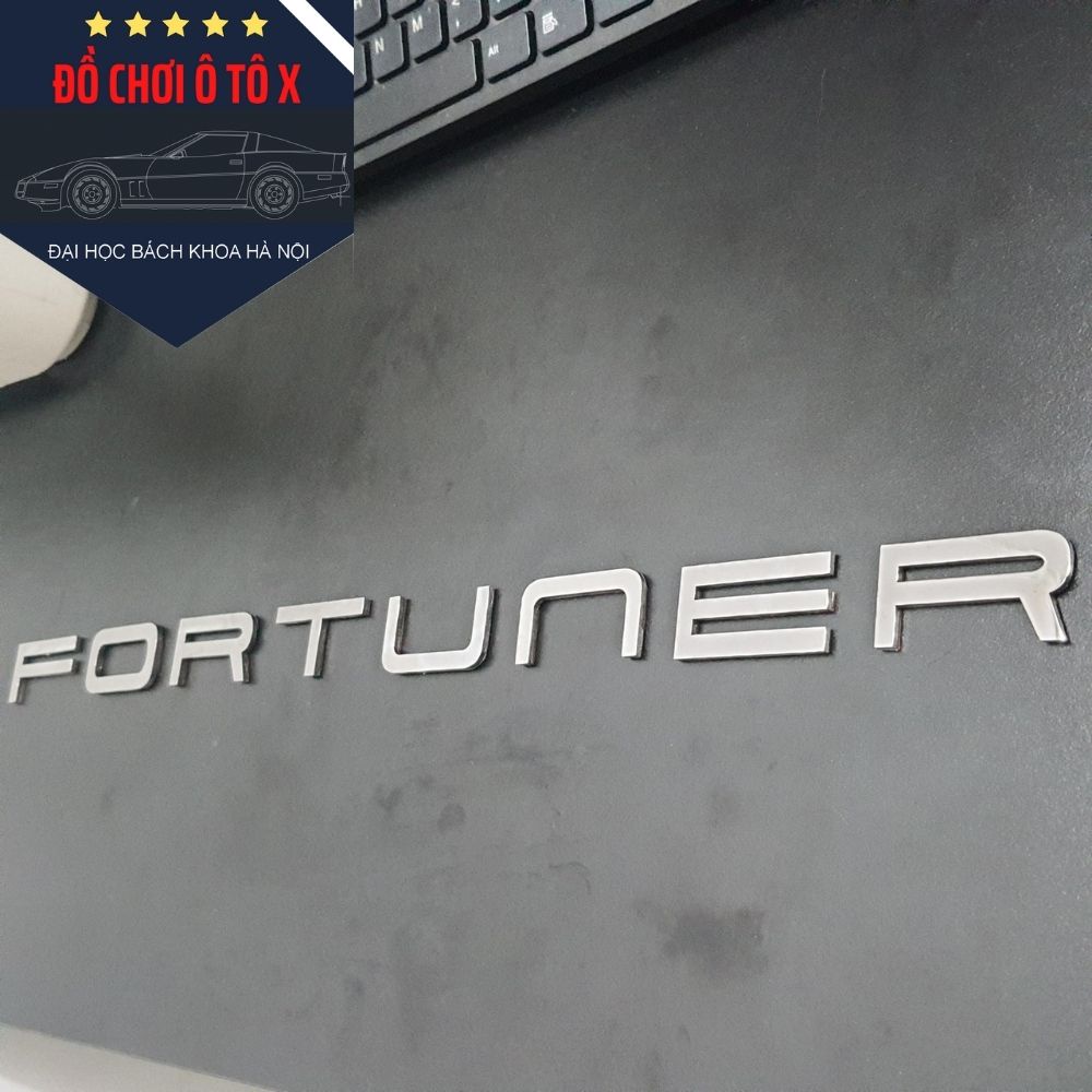 CHỮ fortuner phong cách porsche keo dán siêu chắc [HÀNG CAO CẤP] [FLASH SALE]