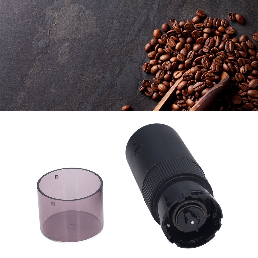 Oxygen072 Máy Xay Cà Phê Tự Động  Sạc USB  bằng điện Home Travel Di động USB có thể sạc lại không dây hình nón tự