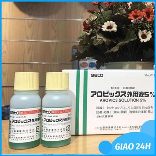 Tinh chất thảo dược kích thích mọc tóc Sato Arovics Nhật Bản 30ml