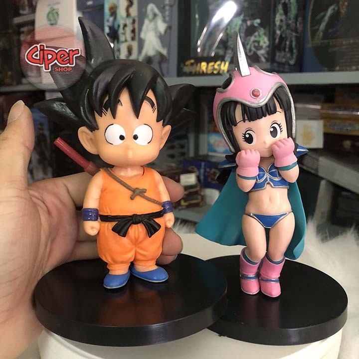 Mô hình Songoku và ChiChi Kid - Mô hình Dragon Ball - Không hộp