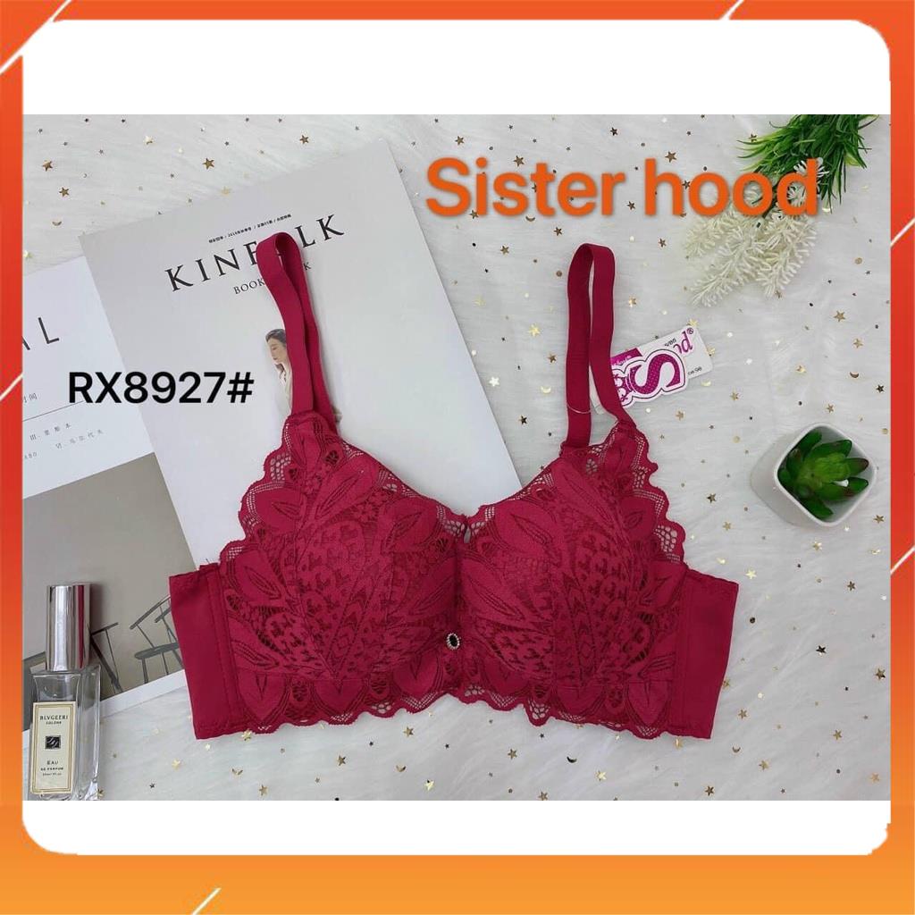 Áo lót nữ ren cao cấp không gọng quai to bản ôm gọn ngực đệm mút dày họa tiết hoa A9953