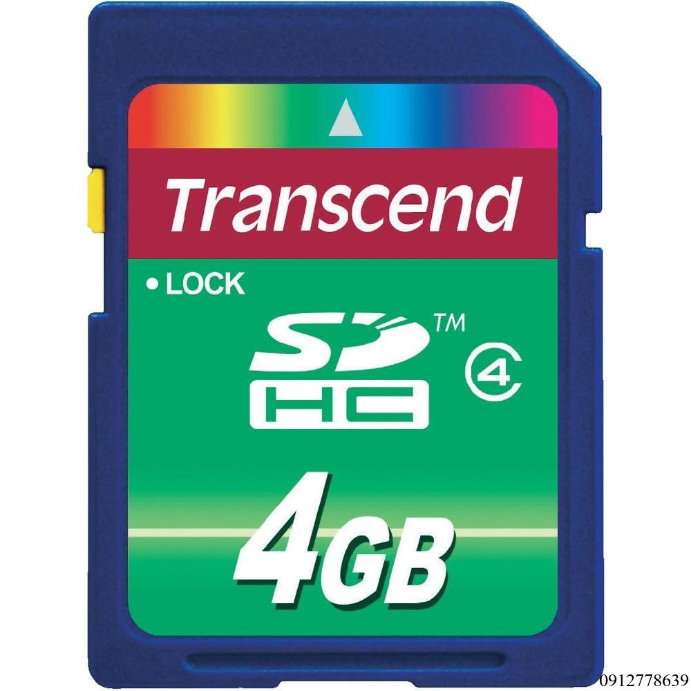 Thẻ nhớ Transcend SDHC 4GB Class 4 | BigBuy360 - bigbuy360.vn