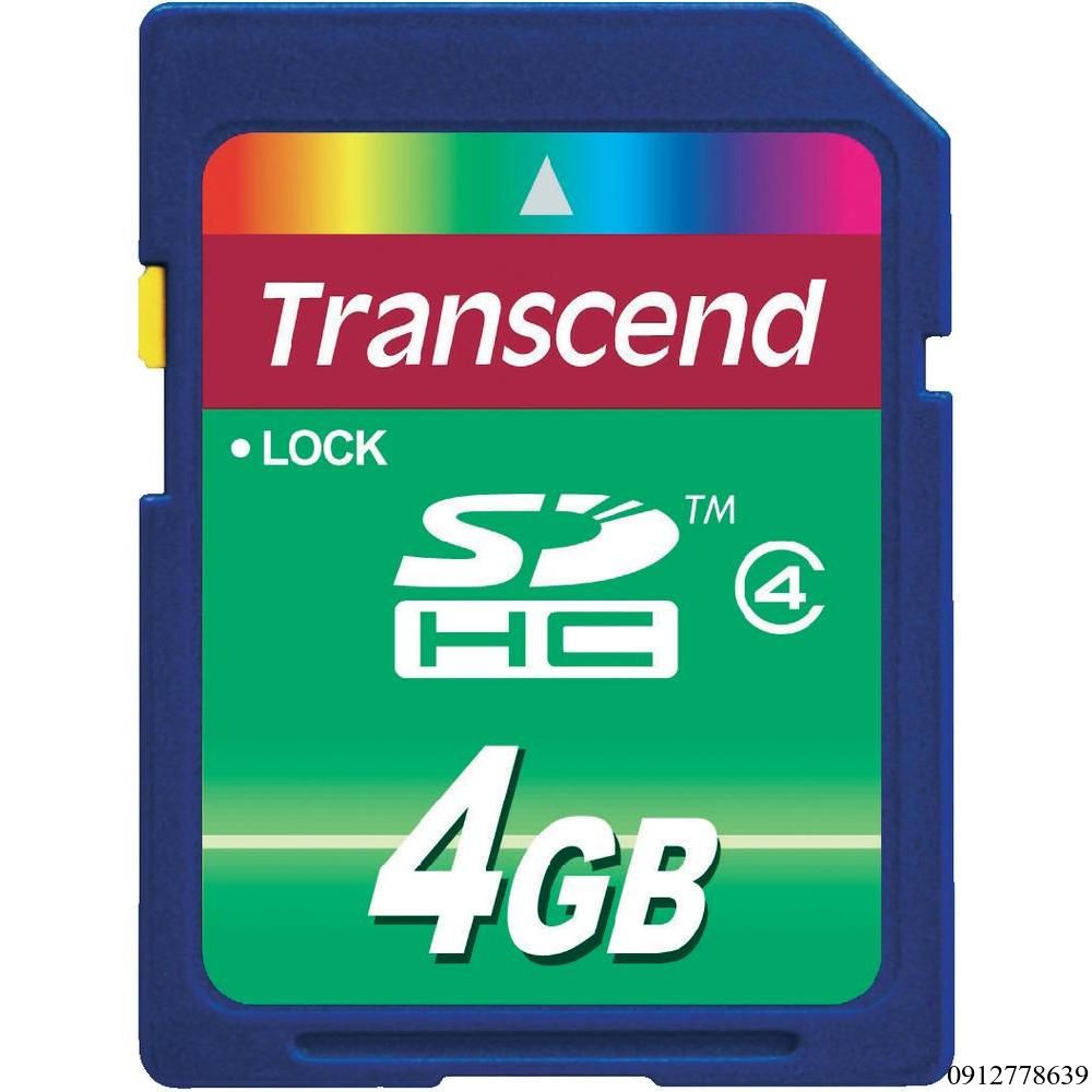 Thẻ nhớ Transcend SDHC 4GB Class 4