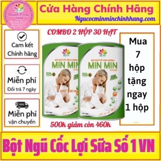 Ngũ cốc lợi sữa - bột ngũ cốc lợi sữa dinh dưỡng min min từ 30 loại hạt mới