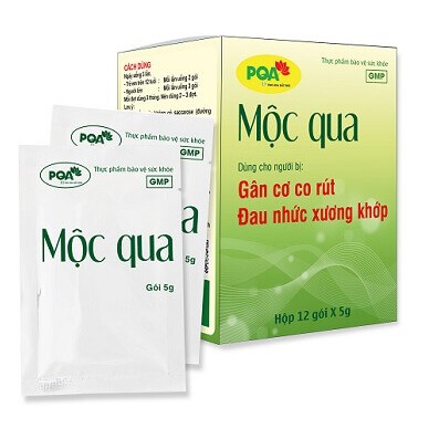 PQA Mộc Qua Hôp 12 Gói Dùng Cho Người Bị Run Chân Tay, Parkinson