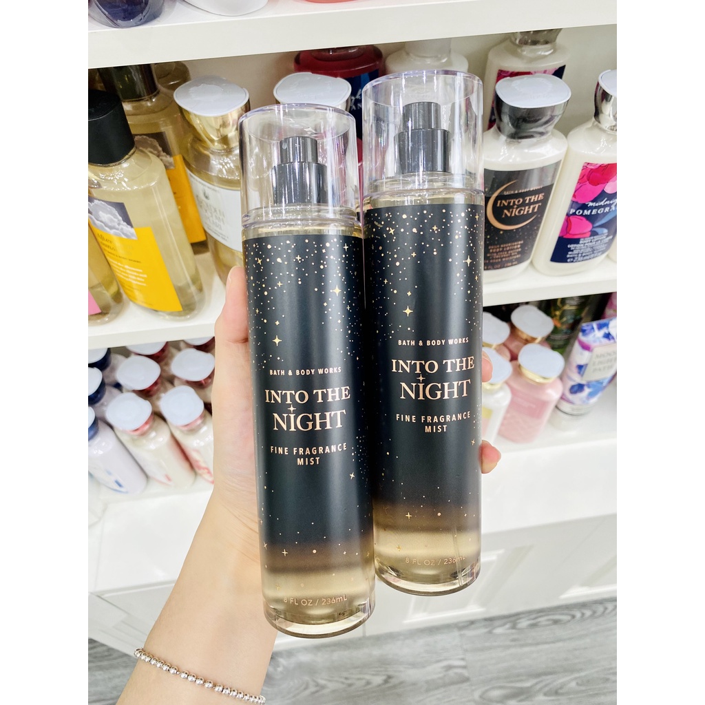Xịt Thơm Body Nước Hoa Body Mist Khử Mùi Cơ Thể Bath And Body Works Full Size 236ml - Into The Night