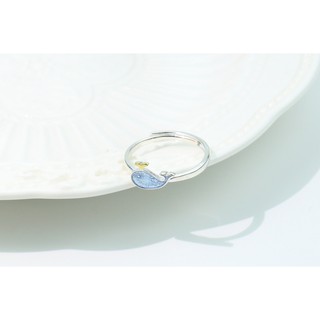 Nhẫn Bạc Ý Cá Voi Xanh [Free Ship]