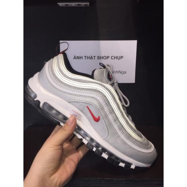 Giày NIKE AIR MaX 97 màu xám bạc [Sẵn Hàng]